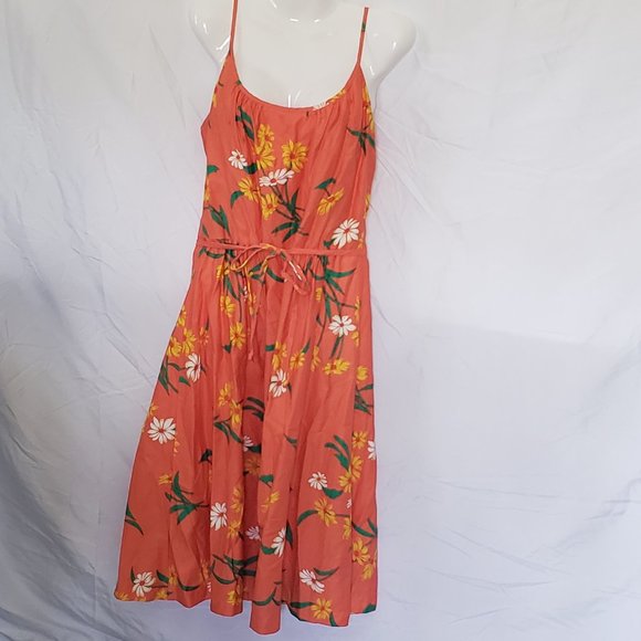 Malia of Honolulu Dresses & Skirts - Vintage Ladies MALIA of Honolulu Sundress in Orange Floral - 16